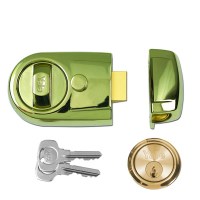 Yale Y3 Contemporary Nightlatch 93mm Polished Brass