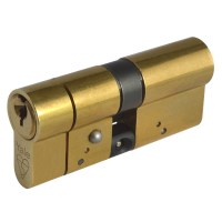 Yale Anti Snap Double Euro Cylinder Lock 35/35 70mm Brass
