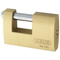 ABUS 82/90 Straight Shackle Shutter Container Padlock 90mm