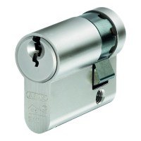 ABUS E60 Series Euro Single 6 Pin Cylinder 45mm 35/10 Nickel Plated