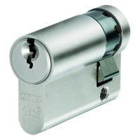 ABUS E60 Series Euro Single 6 Pin Cylinder 50mm 40/10 Nickel Plated