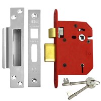 Union 2205 StrongBolt 5 Lever Sashlock 81mm Satinless Steel