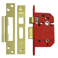 Union 22WCS StrongBolt Bathroom Lock 64mm Brass