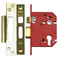 Union Strongbolt 22EU Euro Cylinder Sashcase Lock 81mm Brass