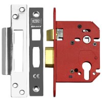 Union Strongbolt 22EU Euro Cylinder Sashcase Lock 81mm Satin