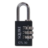 Squire CSL Toughlock Combination Padlock 3 Wheel 30mm Single Pack