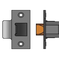 Union HD26 Tubular Heavy Duty Latch Square Forend 82mm