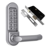 Borg Locks BL 5003 Digital Lock with Euro Lock Case Stainless Steel - BL5003SS