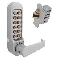 Borg Locks BL 5402 Digital Lock with 28mm Aluminium Latch Stainless Steel - BL5402SS