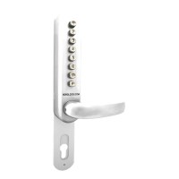 Borg Locks BL 6100 Narrow Stile Digital Lock  White