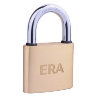 ERA Brass Padlock with Hardened Shackle 50mm