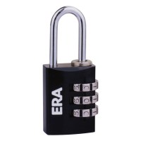 ERA Combination Padlock - Black 20mm