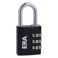 ERA Combination Padlock - Black 30mm