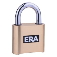 ERA Brass Body Padlock High Security Combination 50mm