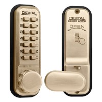 Lockey 2435 Keypad Digital Door Lock Polished Brass