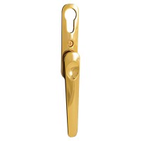 Debar Bifold Door Version Handle With Euro Escutcheon - Gold