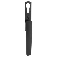 Debar bifold Door Vivo Handle with Euro Escutcheon - Black