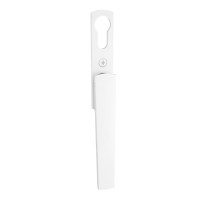 Debar bifold Door Vivo Handle with Euro Escutcheon - White