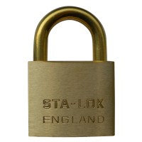 B&G STA-LOK C Series Brass Open Shackle Padlock - Brass Shackle - 51mm -  C250BS