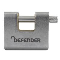 Defender Straight Shackle Padlock - 80mm