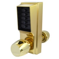 KABA Simplex 1031 Knob Digital Lock with Passage Brass