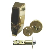 KABA Simplex 7104 Digital Lock with Deadlocking Latch Brass