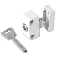 Chubb - Yale 8K120 Auto Locking Window Lock White 1 Lock 1 Key