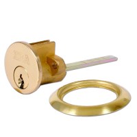 ERA 863-31 5 Pin Rim Cylinder Polished Brass