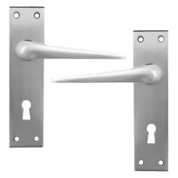 Dortrend Shirley Door Furniture Lever Handle Mortice Lock Satin