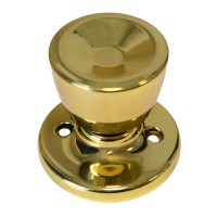 Weiser NA12 Beverly Dummy Knob Polished Brass