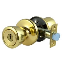 Weiser NA581 Beverley Storeroom Knob set Brass