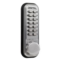 Lockey 2230 Push Button Digital Door Locks Satin Chrome