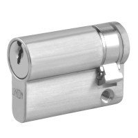 Union 2x20 5 Pin Euro Single Cylinder 44mm Satin Chrome