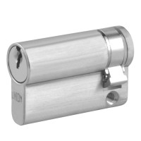 Union 2x20 5 Pin Euro Single Cylinder 49mm Satin Chrome