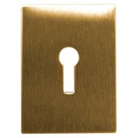 Souber Tools Self Adhesive Escutcheon Mortice Key Polished Brass