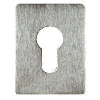 Souber Tools Self Adhesive Escutcheon Euro Lock Satin Chrome