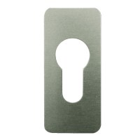 Souber Tools EE2 Self Adhesive Euro Escutcheon Silver