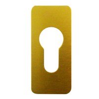 Souber Tools EE2 Self Adhesive Euro Escutcheon Gold