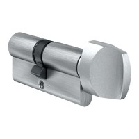 EVVA A5 Euro Key and Turn Cylinder 36/36 72mm Nickel Plated