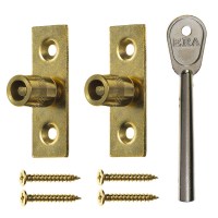 ERA 822-32 Sash Window Stop Brass