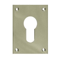 Souber Tools Screw Fix Escutcheon Euro Lock Satin Chrome