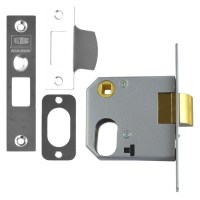 Union 2332 Oval cylinder Nightlatch 76mm Satin chrome Case Only