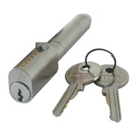 ILS FDM005 Oval Bullet Lock Chrome Plated Keyed Alike