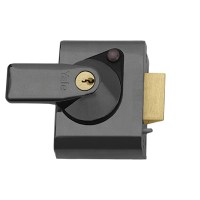 Yale BS3621:2007 PBS2 Nightlatch 69mm Dark Grey Case Brass Cylinder