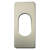 Souber Tools UE2  Oval Escutcheon Silver Anodised