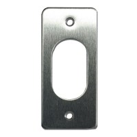 Souber Tools UE2  Oval Escutcheon Stainless Steel