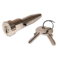 ILS FDM004 Round Bullet Cylinder Lock Chrome Plated Keyed Alike