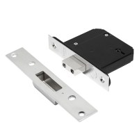 Asec Vital British Standard 5 Lever Deadlock SSS 65mm