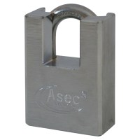 Asec Chrome Plated Brass Cloased Shackle Padlock Without Cylinder