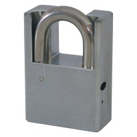Asec Chrome Plated Brass Cloased Shackle Padlock Without Cylinder